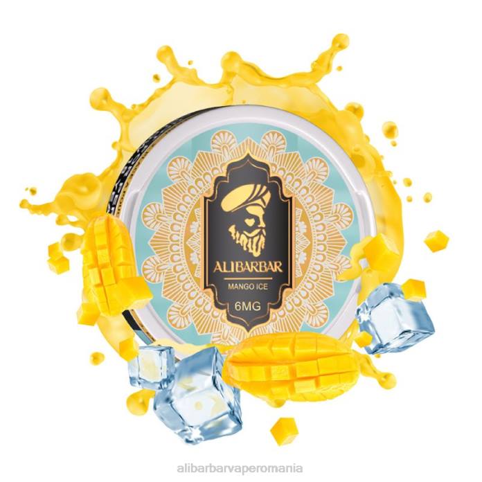 Alibarbar Vape Flavours gheata de mango - Alibarbar pungi cu nicotină 6TVX87