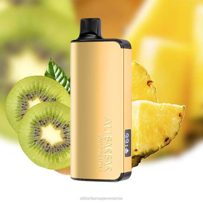 Alibarbar Vape Flavours ananas kiwi - Alibarbar Ingot 9000 vape de unică folosință 6TVX21